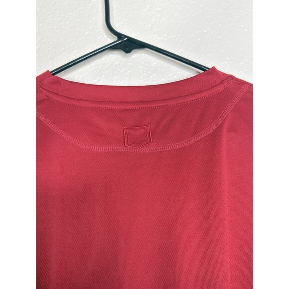 SCOTTeVEST XL Shirt Men Red Pullover TEC Performance Activewear Breathable Long - Picture 9 of 15